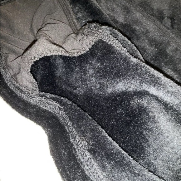 Adrienne Vittadini Sport Black Faux Fur  Hoodie Jacket Size Small - Picture 6 of 10